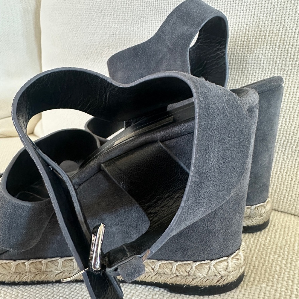 Balenciaga Black Wedge Sandals - Picture 2 of 10